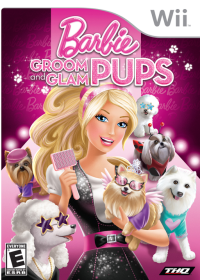 Barbie: Groom and Glam Pups Wii US box art